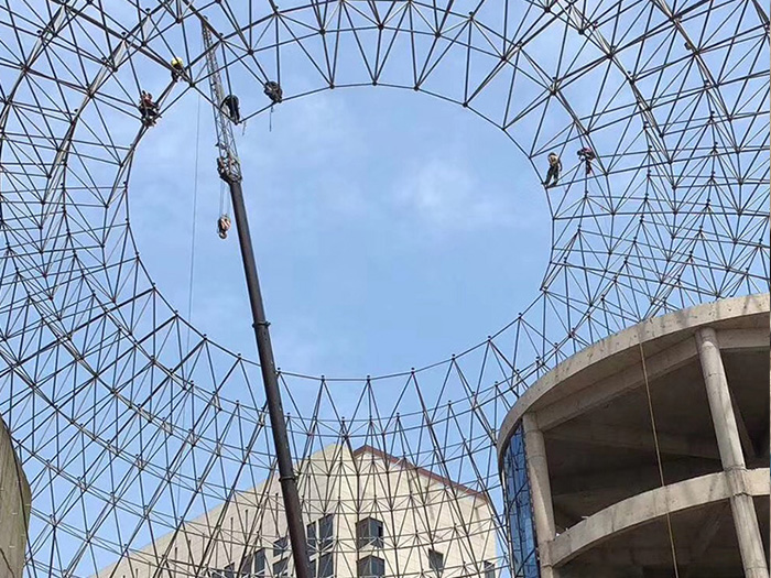 和龙网架螺栓球加工流程